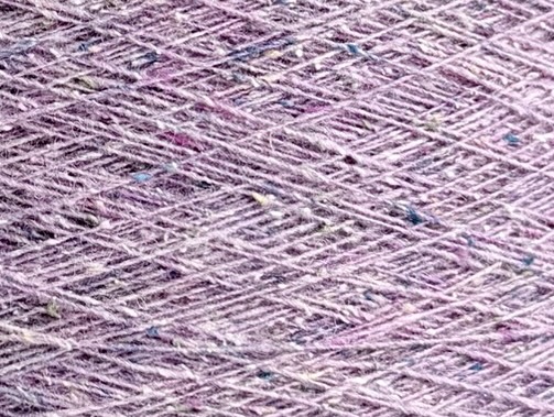 Zimpfer Wolle Selezione Art. Cardiff Tweed Nm 1/10500 – Merino Seide Garn col. Lavendel